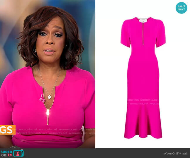 Stella McCartney Compact Knit Dress worn by Gayle King  on CBS Mornings