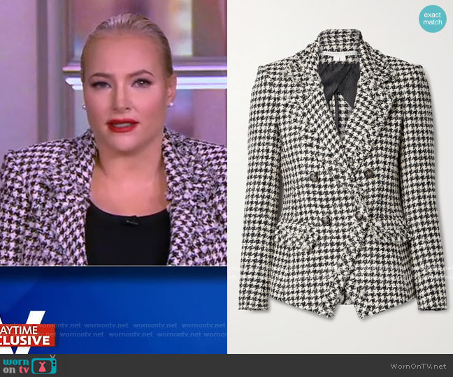 Taja Jacket by Veronica Beard worn by Meghan McCain  on The View