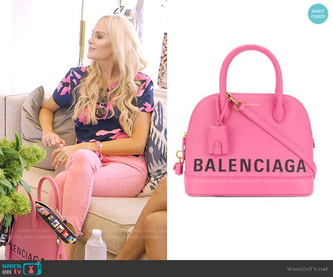 Ville Top Handle Bag by Balenciaga worn by Kameron Westcott on The Real Housewives of Dallas