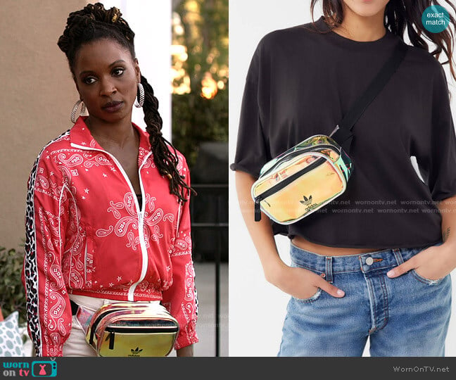 Iridescent Belt Bag by Adidas worn by Veronica Fisher (Shanola Hampton) on Shameless