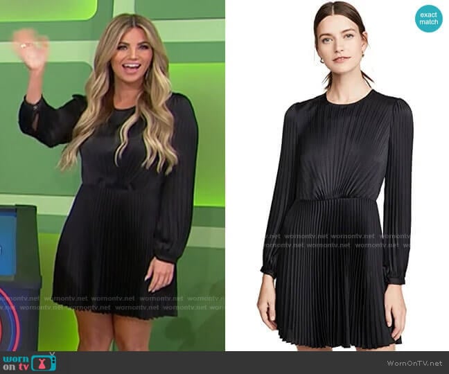 ALC Tavi Dress worn by Amber Lancaster on The Price is Right