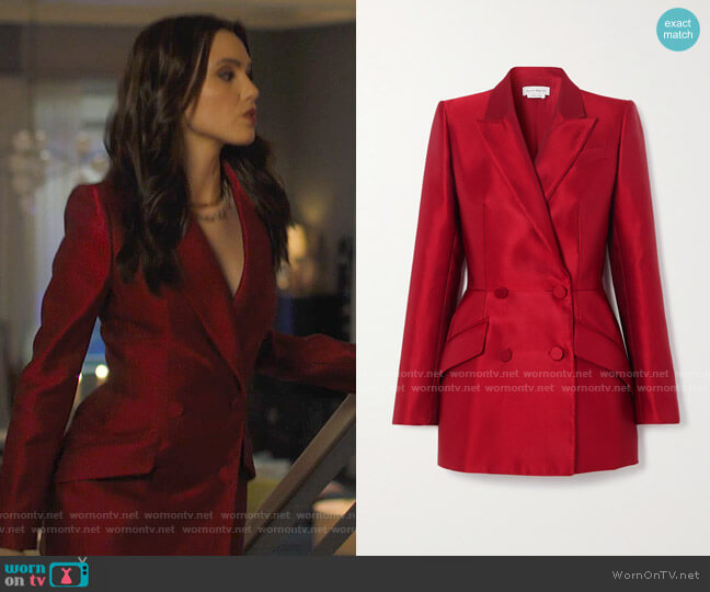 WornOnTV: Abby’s red double breasted blazer on Charmed | Poppy Drayton ...