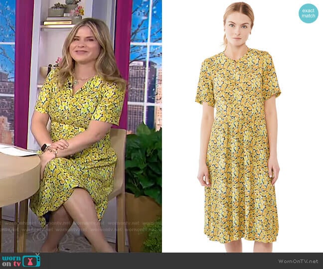 Jayla Dress by A.P.C. worn by Jenna Bush Hager on Today