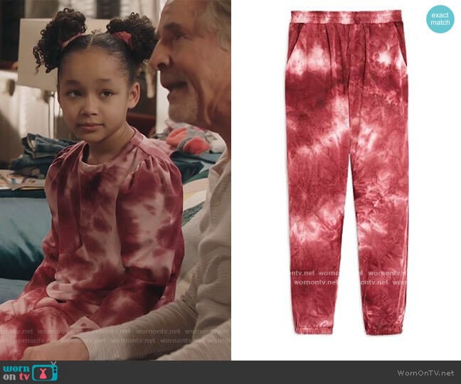 Tie Dyed Jogger Pants by Aqua worn by Bridget Williams (Dannah Lane) on Kenan