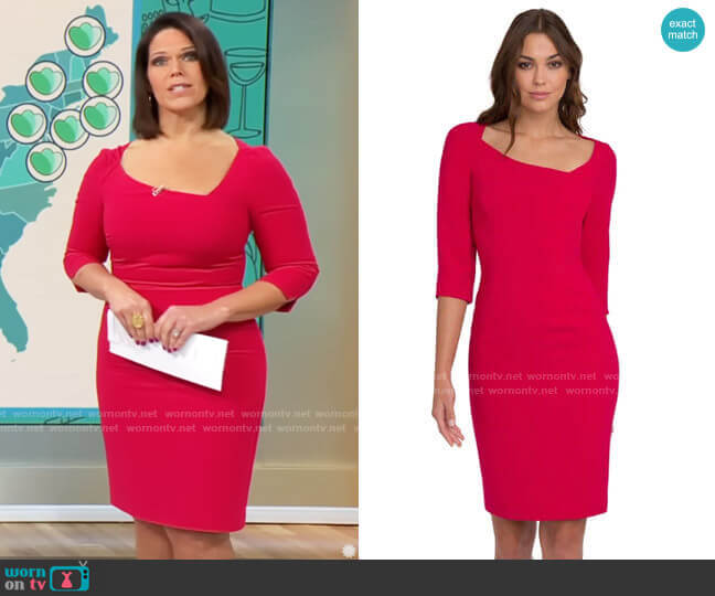 Black Halo Derek Sheath in Snapdragon worn by Dana Jacobson on CBS Mornings