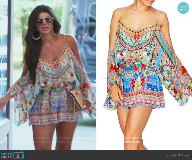Close to my Heart Playsuit by Camilla worn by Teresa Giudice  on The Real Housewives of New Jersey