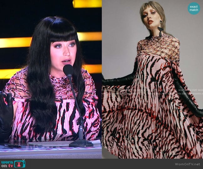 Summer Collection 2021 by Cong Tri worn by Katy Perry on American Idol