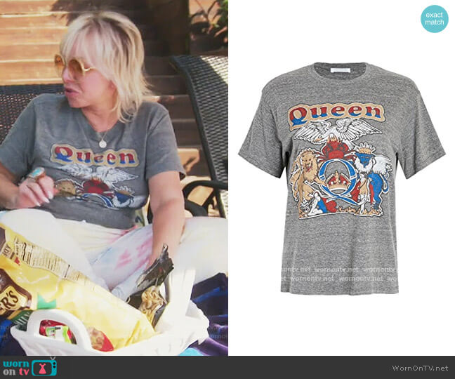 Queen Tee by Daydreamer worn by Margaret Josephs on The Real Housewives of New Jersey