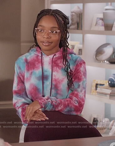 Diane's tie dye hoodie on Black-ish