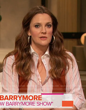 Drew Barrymore’s striped shirt on Today