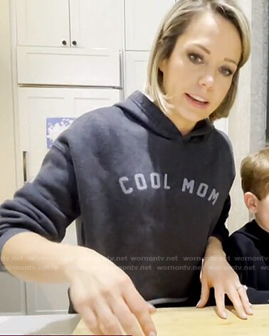 Dylan’s Cool Mom cropped hoodie on Today