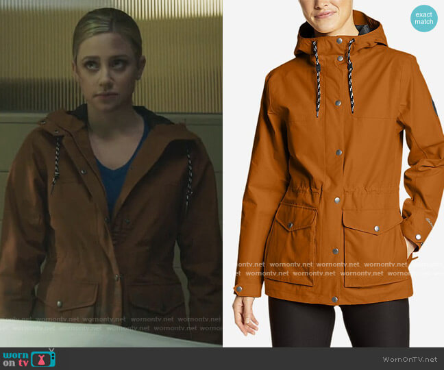 Charly Jacket by Eddie Bauer worn by Betty Cooper (Lili Reinhart) on Riverdale