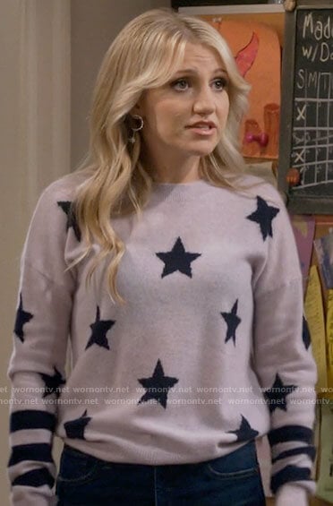 Gina's star and stripe sweater on B Positive