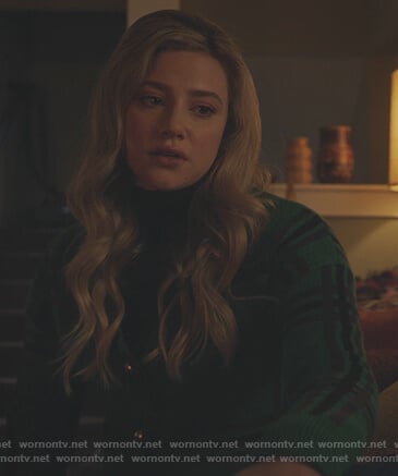Betty’s green plaid cardigan on Riverdale