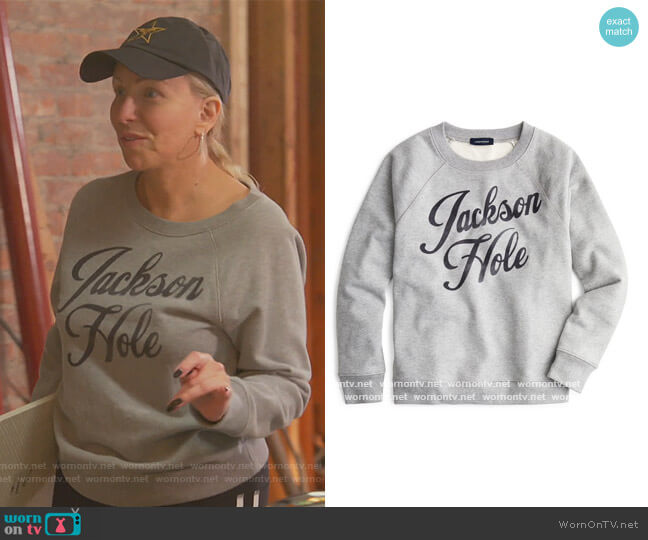 Jackson Hole Sweatshirt by J. Crew worn by Margaret Josephs  on The Real Housewives of New Jersey