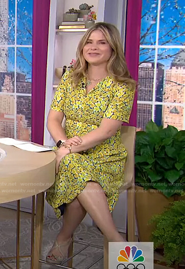 Jenna’s yellow floral dress on Today