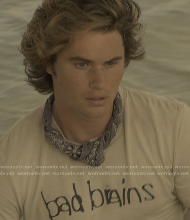 John B’s bad brains t-shirt on Outer Banks