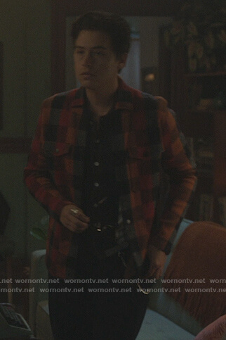 Jughead's check jacket on Riverdale