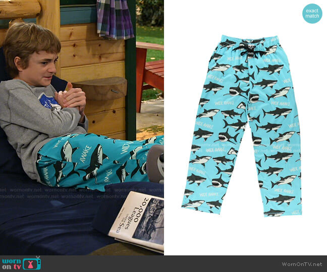 Wide Awake Shark Pajama Pants