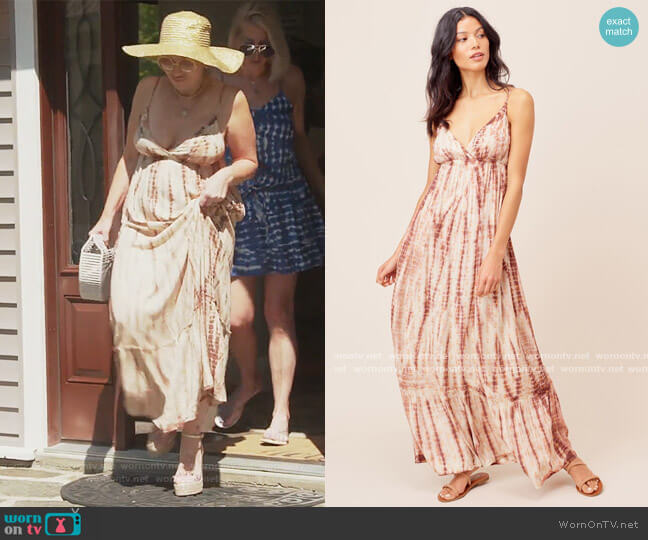 Sophie Tie Dye Maxi Dress by Love Stitch worn by Margaret Josephs on The Real Housewives of New Jersey