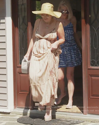 Margaret’s tie dye maxi dress on The Real Housewives of New Jersey