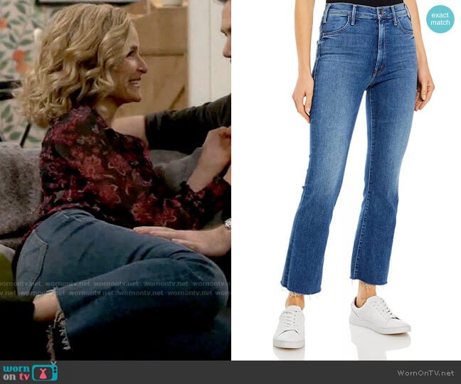 Mother Hustler Jeans in Satisfaction Guaranteed worn by Jean Raines (Kyra Sedgwick) on Call Your Mother