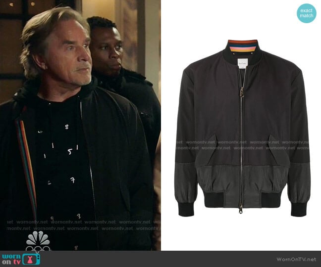 Classic Bomber Jacket by Paul Smith worn by Rick (Don Johnson) on Kenan