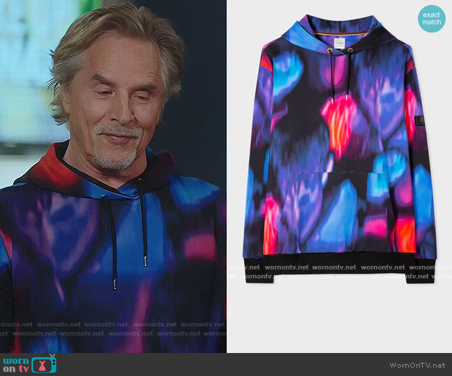 Rave Hoodie by Paul Smith worn by Rick (Don Johnson) on Kenan