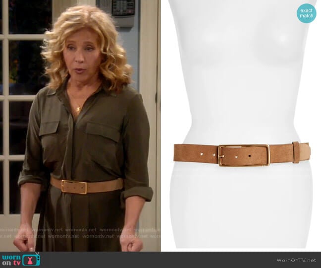 Rag & Bone Rebound Belt worn by Vanessa Baxter (Nancy Travis) on Last Man Standing