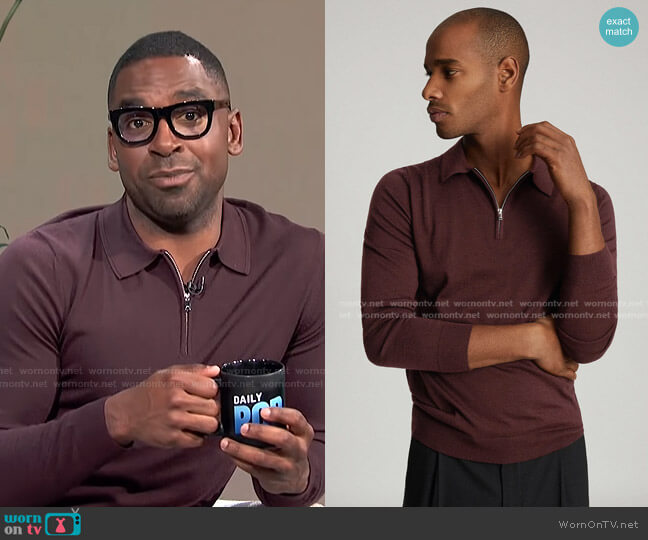 Robertson Polo Shirt by Reiss worn by Justin Sylvester on E! News