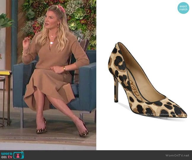 Hazel Stiletto Pumps by Sam Edelman worn by Amanda Kloots on The Talk