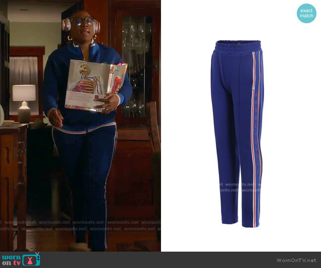 Colorful Sporty Ribbed Sweats by Scotch & Soda worn by Henrietta Wilson (Aisha Hinds) on 9-1-1
