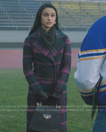 Veronica's plaid coat on Riverdale