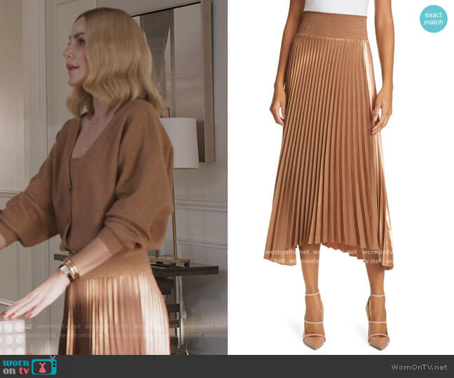 Sonali Pleated Skirt by A.L.C worn by Laura Baker (Monet Mazur) on All American