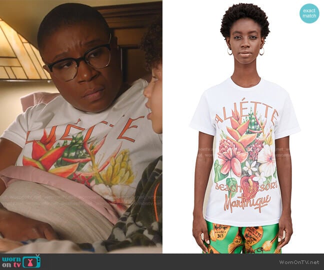 Resort Tee by Aliette worn by Henrietta Wilson (Aisha Hinds) on 9-1-1