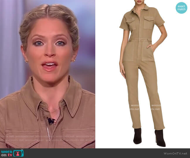 Fit For Success Jumpsuit by Good American worn by Sara Haines  on The View