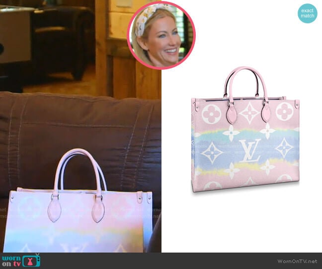  Escale OnTheGo GM Tote by Louis Vuitton worn by Stephanie Hollman on The Real Housewives of Dallas