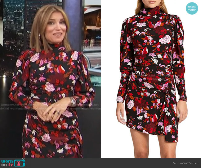 Marcel Dress by A.L.C. worn by Kit Hoover on Access Hollywood