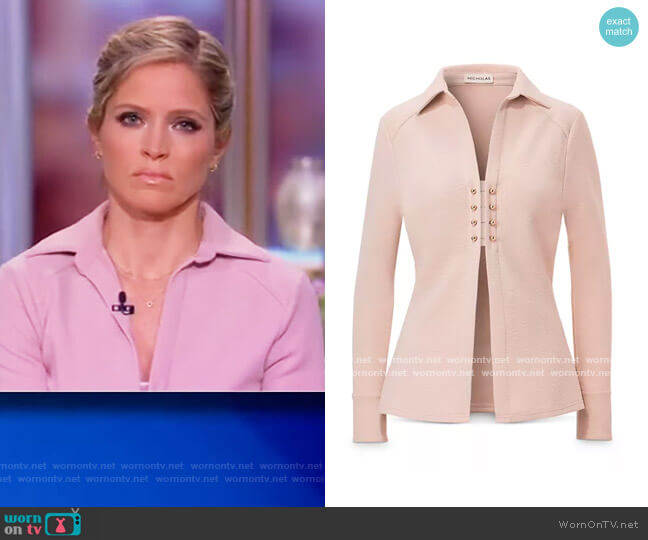 Athena Top by Nicholas worn by Sara Haines on The View