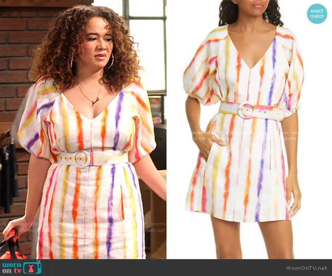 Shaanti Dress by Nicholas worn by Jade (Talia Jackson) on Family Reunion