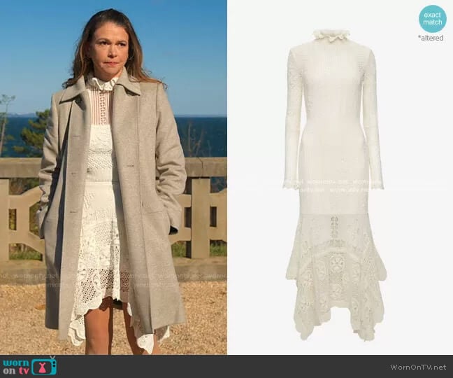 Patchwork Lace Knitted Dress by Alexander McQueen  worn by Liza Miller (Sutton Foster) on Younger