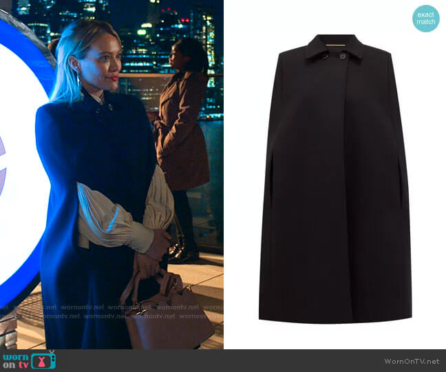 WornOnTV: Kelsey's black cape coat on Younger | Hilary Duff | Clothes and  Wardrobe from TV