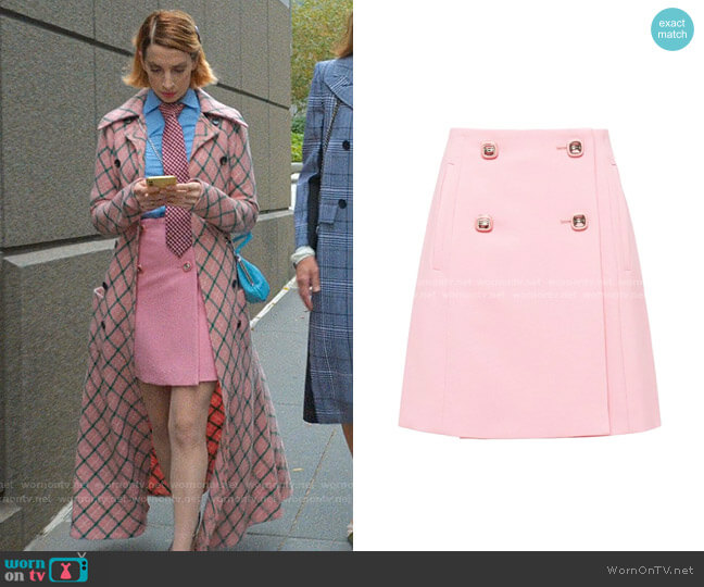 Double-Breasted Skirt by Prada worn by Lauren (Molly Bernard) on Younger