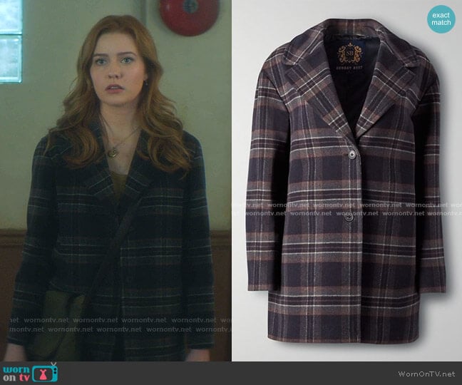 Princeville Coat by Sunday Best worn by Nancy Drew (Kennedy McMann) on Nancy Drew