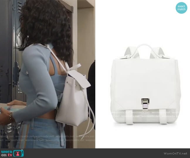 Small PS Backpack by Proenza Schouler worn by Olivia Baker (Samantha Logan) on All American