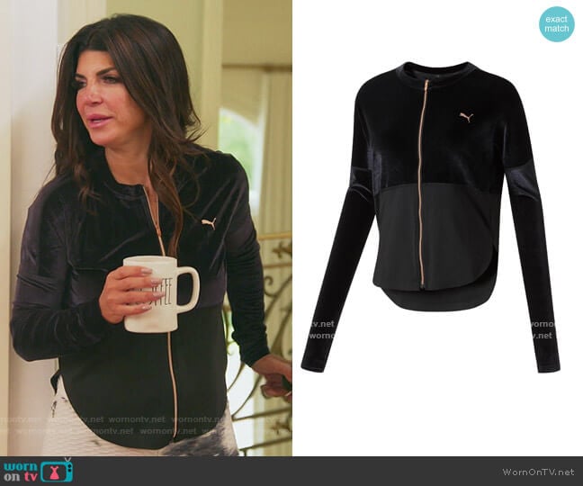 Statement Jacket by Puma worn by Teresa Giudice on The Real Housewives of New Jersey