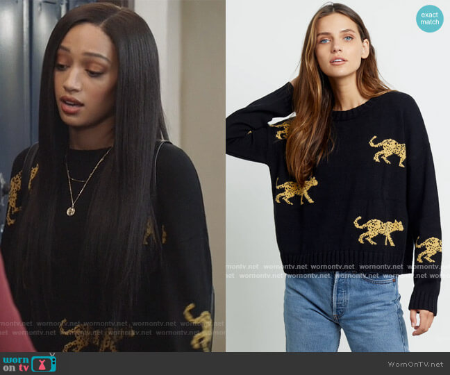 Perci Sweater by Rails worn by Olivia Baker (Samantha Logan) on All American