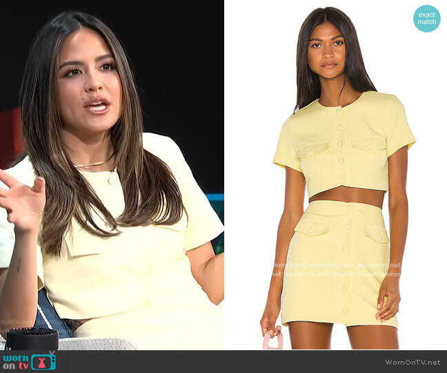 Gala Top and Skirt by Song of Style worn by Erin Lim on E! News