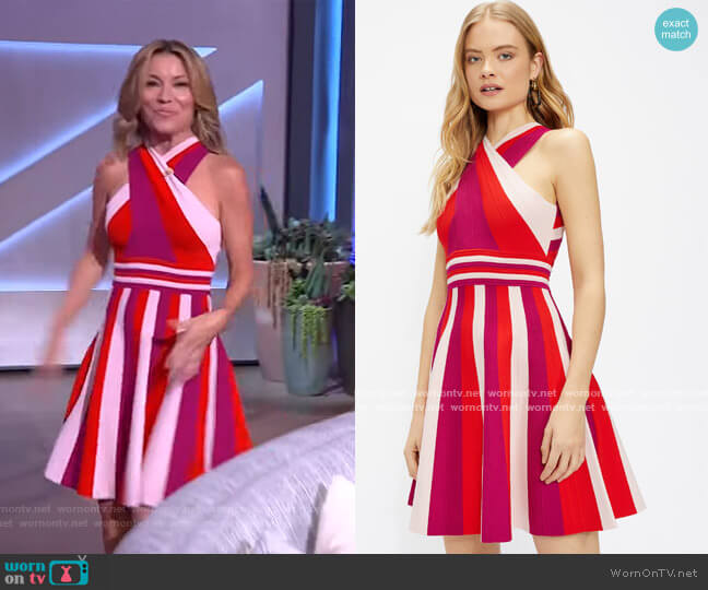 Hadliy Dress by Ted Baker worn by Kit Hoover on The Kelly Clarkson Show