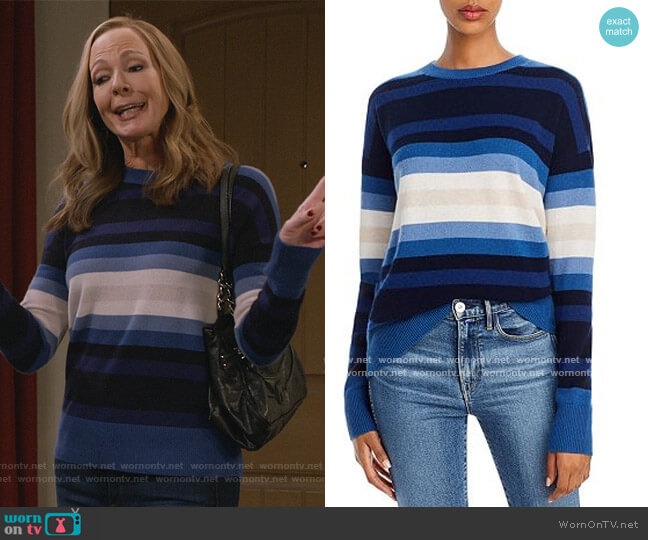 WornOnTV: Bonnie’s blue striped sweater on Mom | Allison Janney ...